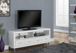 Monarch Specialties I2518 | TV Stand - 60" - 4 Drawers - White-SONXPLUS St-Jean