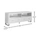 Monarch Specialties I2518 | TV Stand - 60" - 4 Drawers - White-SONXPLUS St-Jean