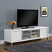 Monarch Specialties I2537 | TV Stand - 70" - White-SONXPLUS St-Jean