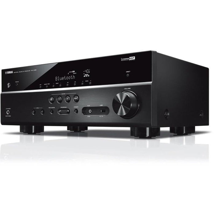 Yamaha RXV385B | 5.1 Channel Home Theater AV Receiver - Bluetooth - 4K - 70W - HDMI - YPAO - Black-SONXPLUS St-Jean