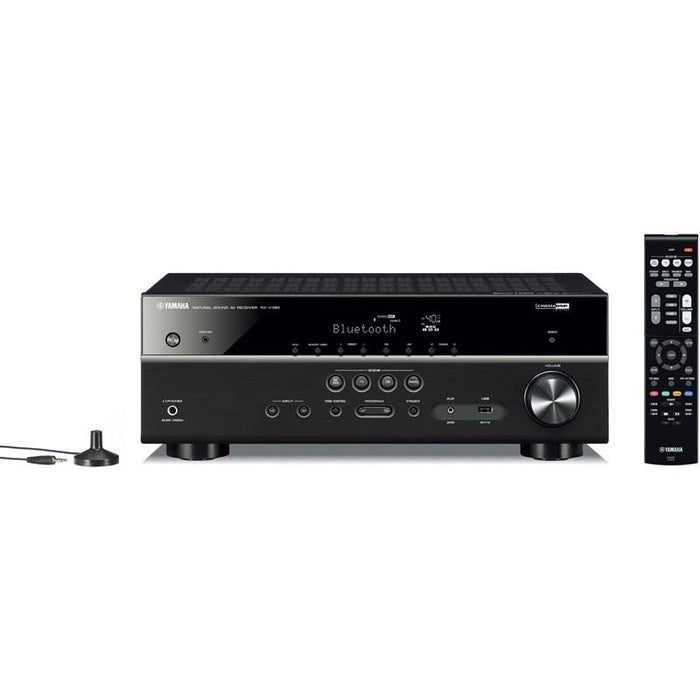 Yamaha RXV385B | 5.1 Channel Home Theater AV Receiver - Bluetooth - 4K - 70W - HDMI - YPAO - Black-SONXPLUS St-Jean