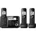 Panasonic KX-TGF343B | Cordless phone - 3 handsets - Answering machine - Black-SONXPLUS St-Jean