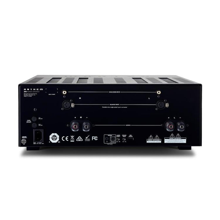 Anthem | STR Power Amplifier - 2 Channels - Massive Toroidal Transformers - Black-SONXPLUS St-Jean