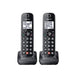 Panasonic KXTGF872B | Combo cordless phone - 1 fixed handset and 2 cordless handsets - Answering machine - Black-SONXPLUS St-Jean
