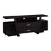 Monarch Specialties I2720 | TV Stand - 60" - 2 Storage Drawers - Espresso-SONXPLUS St-Jean