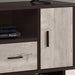 Monarch Specialties I2805 | TV stand - 48" - 1 Drawer - 1 Cabinet - Espresso/Taupe-SONXPLUS St-Jean