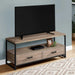 Monarch Specialties I2872 | TV stand - 48" - 2 Storage drawers - Dark taupe-SONXPLUS St-Jean