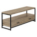 Monarch Specialties I2872 | TV stand - 48" - 2 Storage drawers - Dark taupe-SONXPLUS St-Jean