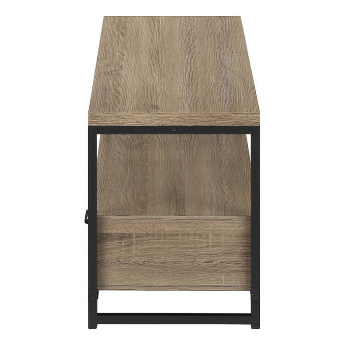 Monarch Specialties I2872 | TV stand - 48" - 2 Storage drawers - Dark taupe-SONXPLUS St-Jean