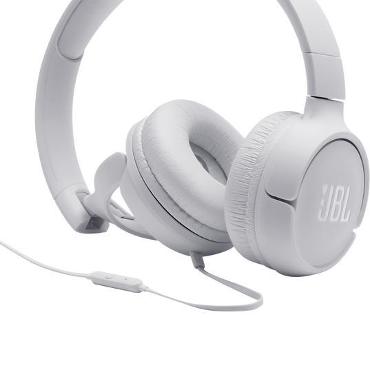 JBL Tune 500 | Wired on-ear headphones - White-SONXPLUS St-Jean