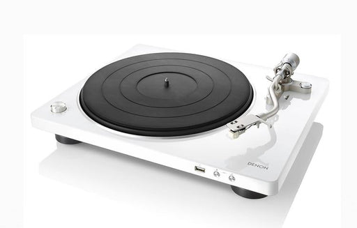 Denon DP-450USB | Hi-Fi turntable - USB port - "S" arm - White-SONXPLUS St-Jean