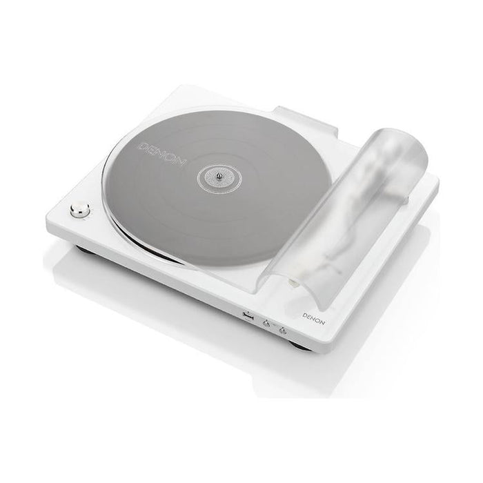 Denon DP-450USB | Hi-Fi turntable - USB port - "S" arm - White-SONXPLUS St-Jean