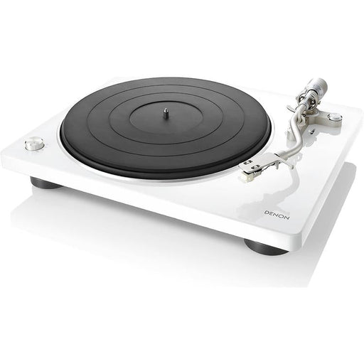 Denon DP-400 | Hi-Fi turntable - Automatic speed sensor - "S" speed arm - White-SONXPLUS St-Jean