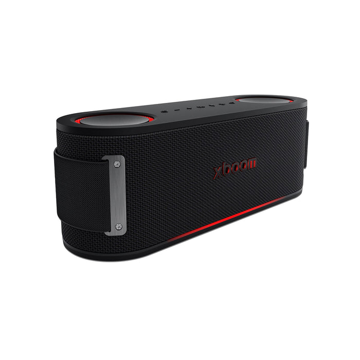 LG xboom Bounce | Portable Speaker - Bluetooth - IP67 - AI Lighting - Black | Sonxplus Saint-Jean-sur-Richelieu
