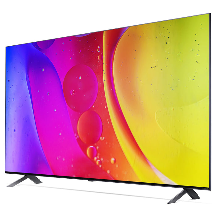 LG 86NANO80AUA | 86" Television LED 4K - UHD - NANO80A Series - 60Hz - Processor IA a7 4K Gen8 - Black | Sonxplus Saint-Jean-sur-Richelieu