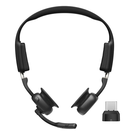 Shokz OpenMeet USB-C | Bluetooth Stereo Headset - 15 Hours Battery Life - Black | Sonxplus Saint-Jean-sur-Richelieu