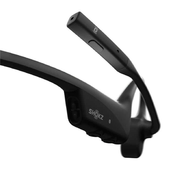 SHOKZ OpenComm2 USB-A | Bone Conduction Headphones - Bluetooth - USB-A Adapter - Microphone - Black | Sonxplus Saint-Jean-sur-Richelieu